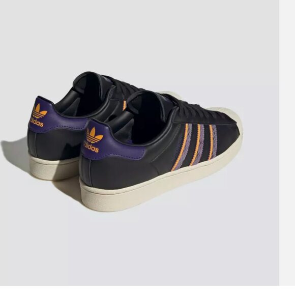adidas Superstar 'Black Violet Fusion Snakeskin' NWT FZ6475 Mens size 12 - Picture 9 of 9